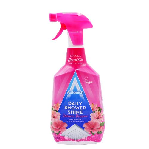 Astonish Daily Shower Shine Hibiscus Blossom 750ml | Affordable & Durable - Product Image Astonish Daily Shower Shine Hibiscus Blossom 750ml | Affordable & Durable - Product Image